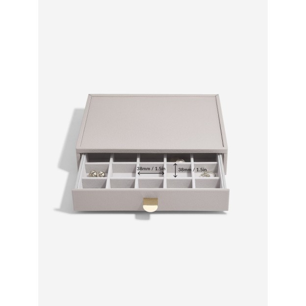 Set 3 cutii pentru bijuterii CLASSIC BEJ