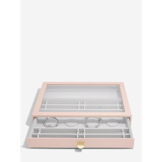 Cutie pentru bijuterie roz mare