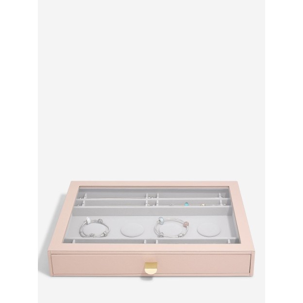 Cutie pentru bijuterie roz mare