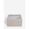 Set 2 cutii pentru bijuterii CLASSIC bej
