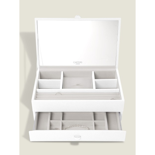 Шкатулка для драгоценностей medie белая