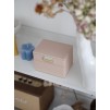 Set 2 cutii pentru bijuterii mini pudra