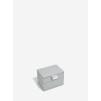 Set 2 cutii pentru bijuterii mini gri