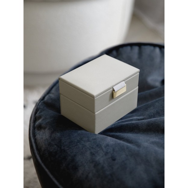 Set 2 cutii pentru bijuterii mini ivory