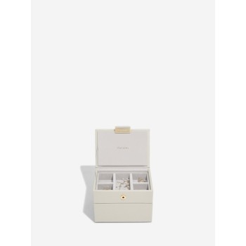 Set 2 cutii pentru bijuterii mini ivory