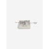 Set 2 cutii pentru bijuterii mini ivory