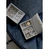 Set 2 cutii pentru bijuterii mini ivory