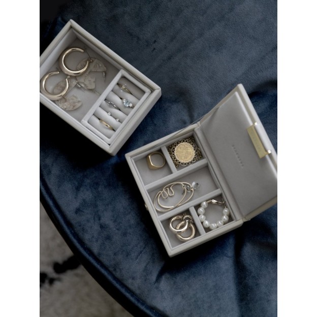 Set 2 cutii pentru bijuterii mini ivory