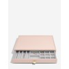 Set 3 cutii pentru bijuterii SUPERSIZE roz/ivory