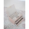 Set 3 cutii pentru bijuterii SUPERSIZE roz/ivory