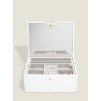 Cutie pentru bijuterii alba Luxury