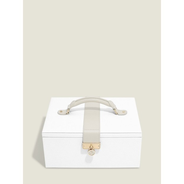 Cutie pentru bijuterii alba Luxury