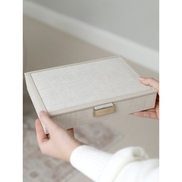 Cutie pentru bijuterii gri