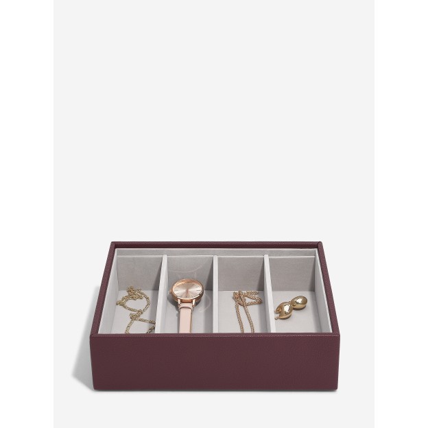 Cutie pentru accesorii&ochelari classic BURGUNDY