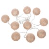 Girlanda LED  10 BALLS D6CM GLITTER