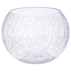 Ваза ОТ стекло BALL CRACKLE Д20 Ваза ОТ стекло BALL CRACKLE Д20
