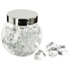 Diamante acrilice transparente in borcan