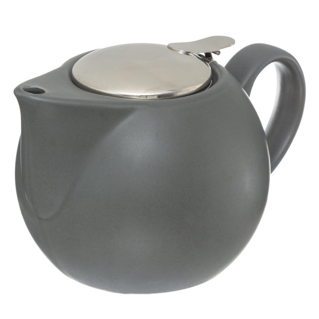 Ceainic cu infuzor ROUND GRAY