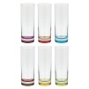 Pahar inalt COLORI'EAU x6