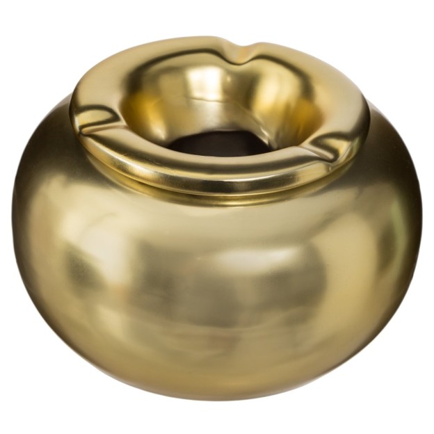 Scrumiera rotunda din ceramica GOLD