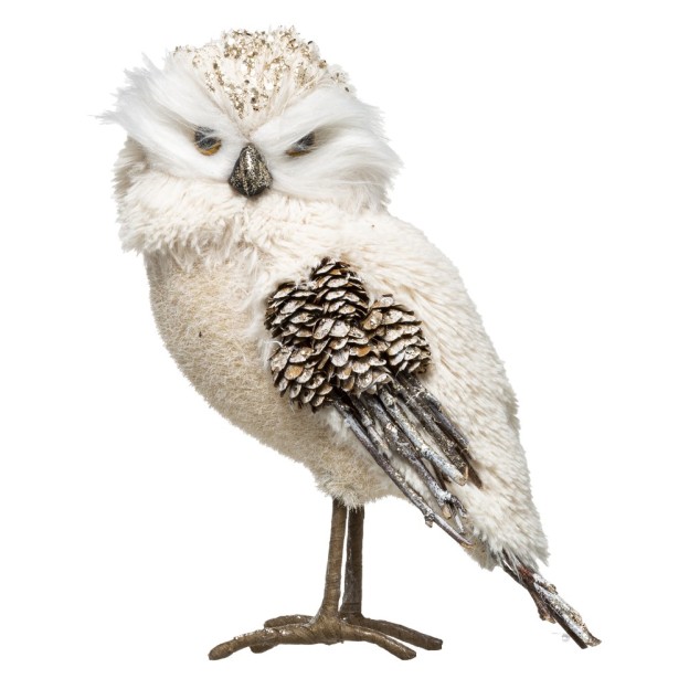 Figurina decorativa OWL BEIGE