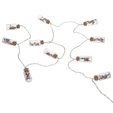 Гарланд LED с питанием с батарейки