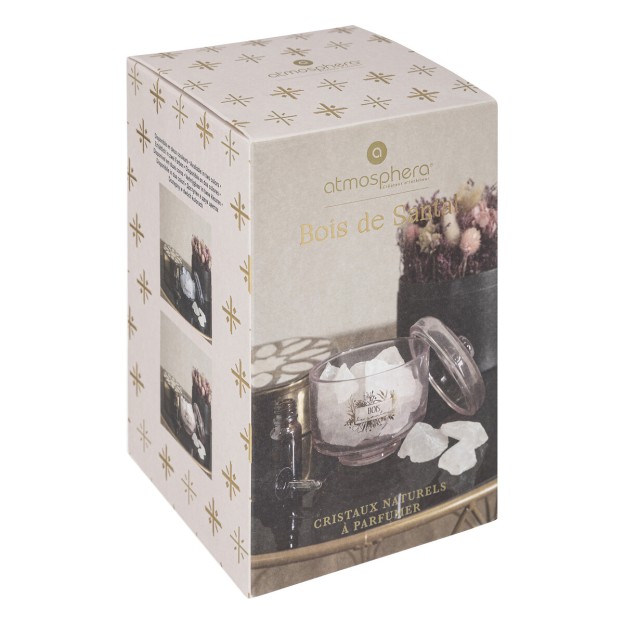 Cristal cu ulei parfumat lemn de santal 10 ml