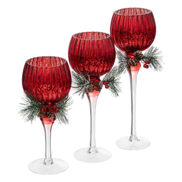 Set suporturi luminari  BRANCHES X3 40CM