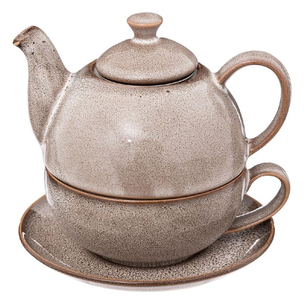 Set ceainic cu cana TAUPE