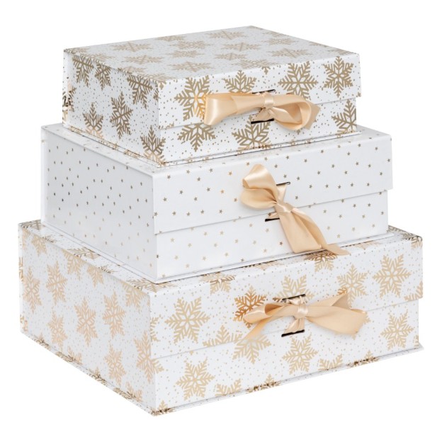 Set cutii pentru cadou GOLD X3