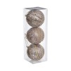 Set jucarii brad BEADS 8CM x3