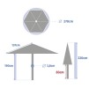 UMBRELA DE SOIA 2.7M CHHLIBUN