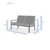 PAVANE 2S ГРАФИТОВЫЙ ДИВАН