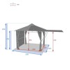 SL GR OMELYA 3X3M EXT GAZEBO