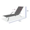 BAYAMO LOUNGER PEA/GRAF