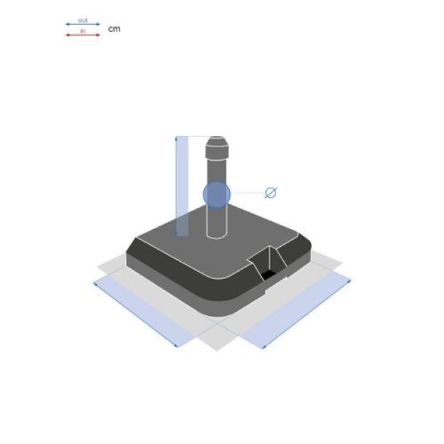 OPANEO UMBR BASE 39КГ КОЛЕСА