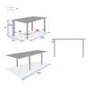 MASĂ ALLURE ECP 10S GRI/ALB