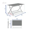 AZUA ECP FLD TABLE 6S HOUBLON