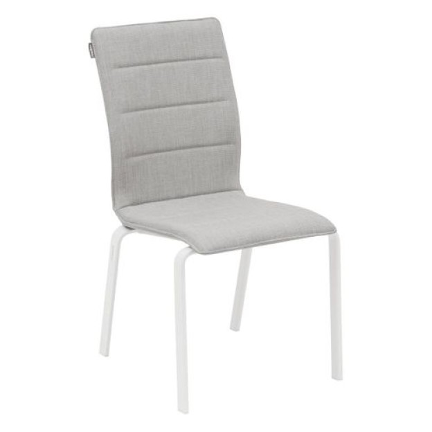 DIESE STACK CHAIR PEARL/WHITE