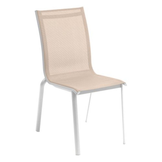 Кресло льняное AXANT STACK/WHITE