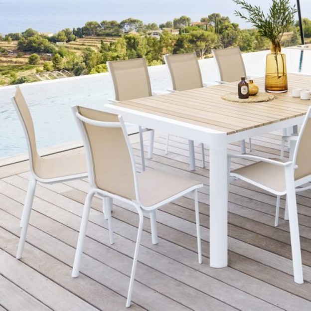 Lenjerie de scaun AXANT STACK/ALB