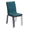 AXANT STACK CHAIR PEACOCK/GREY