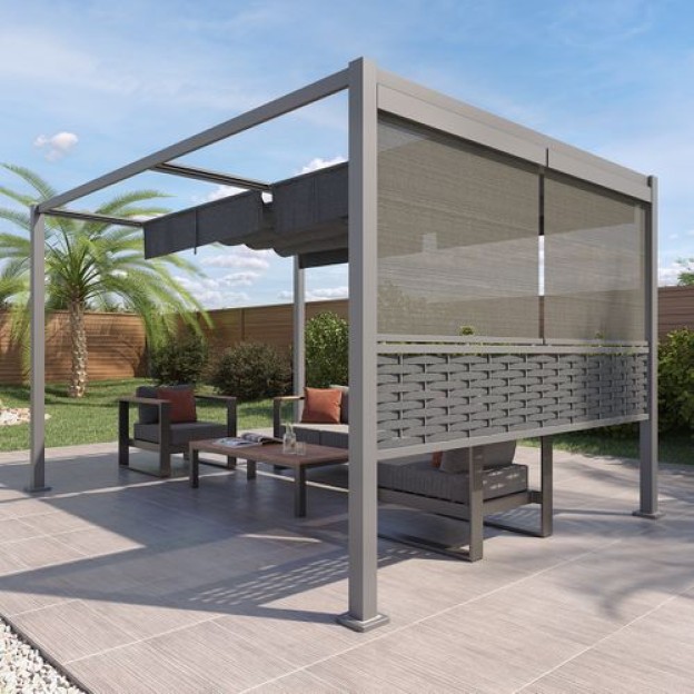 4X3M ZALYA GAZEBO GRAF/SL GR
