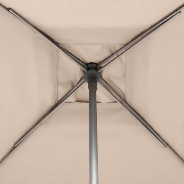 UMBRELA SOIA 2,5X2,5M GRAU