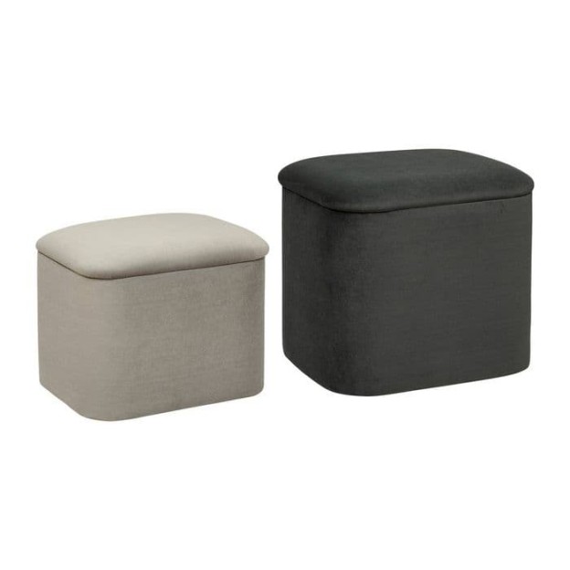 Pouf-set de 2