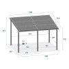 ENOLIE WALL GAZEBO EXT 4X3,5M