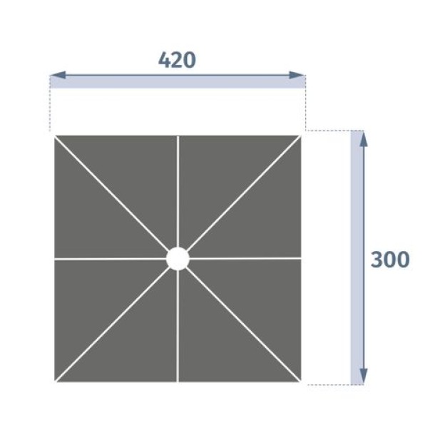 CAPAC UMB TIKEO 4,2X3 PLATI