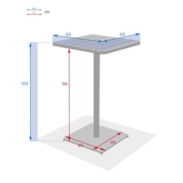 PHUKET HIGH SQUA TABLE 2S ОБА