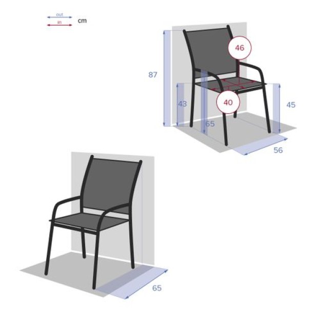 Fotoliu PIAZZA CHHLIBUL / GRAPHI