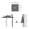 ЗОНТ МЕЛЬХИЯ 3X3М ЛИНА